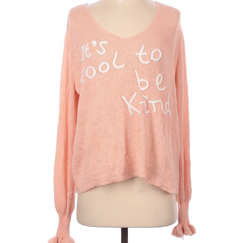 “It’s Cool to be Kind” stitched sweater💕